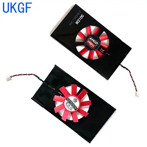 New PLA05010B12M-2 DC 12V 0.2A 2PIN for AMD FirePro W2100 2G Graphics Card Cooler Replacement Fan