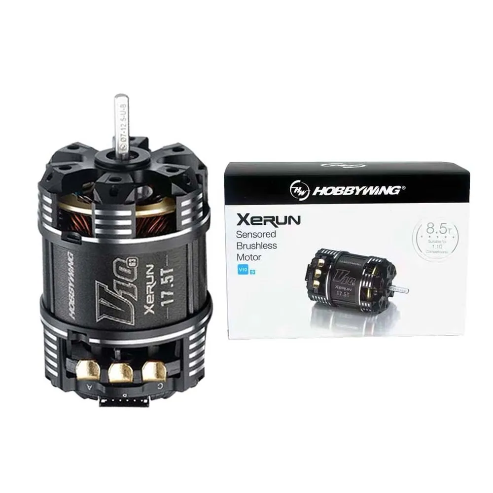 

A V10 G3 540 Hobbywing xerun upmarket sensorless brushless motor suitable for 1 / 10 RC remote control racing flat car