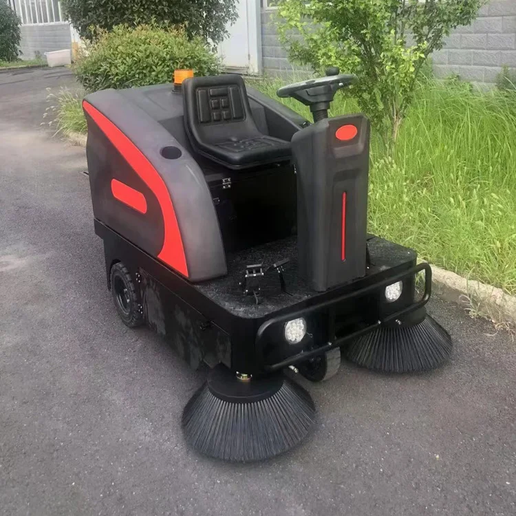 environmental electric street sweeping cleaning ride on car price road sweeper