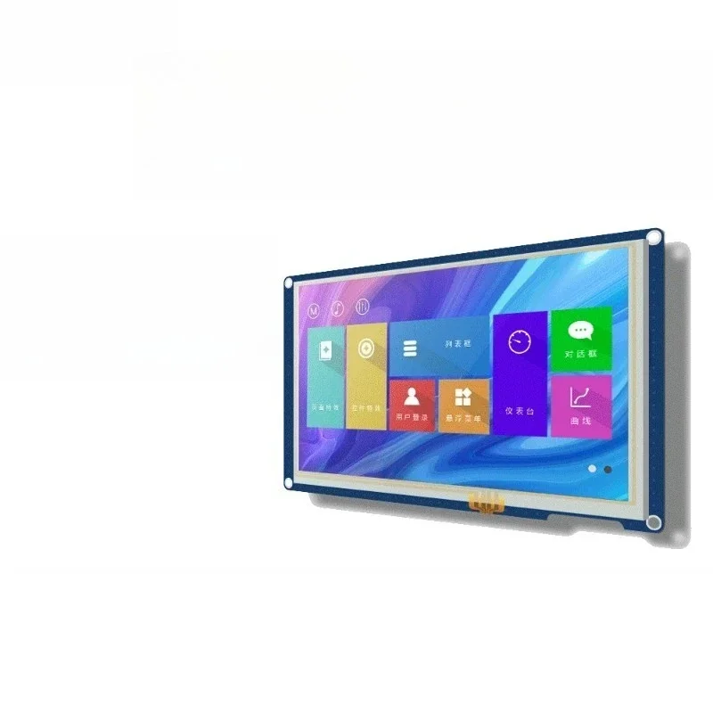 LCD module, configuration screen, with word library 232TTL X3 7-inch serial screen HMI