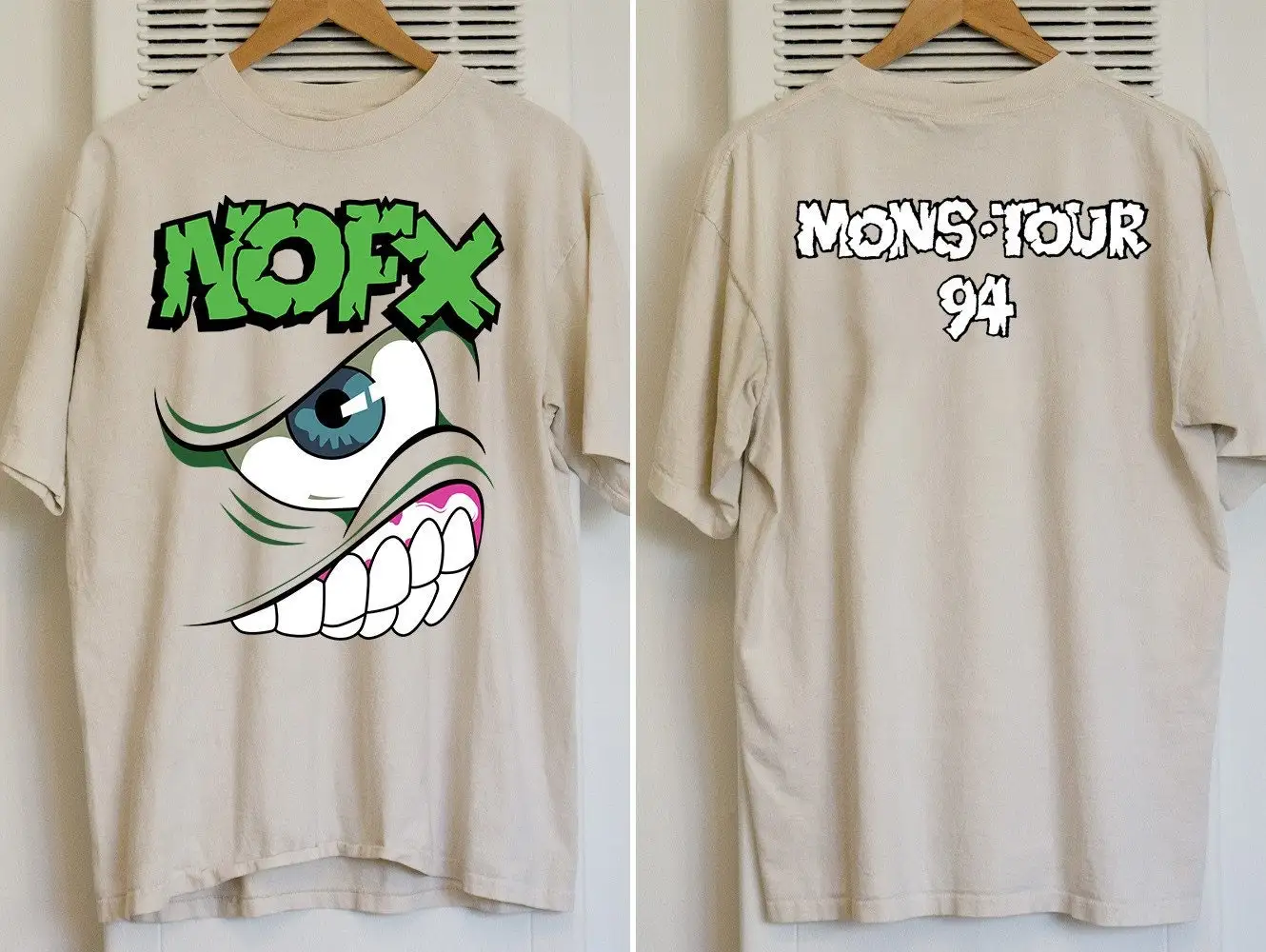 NOFX Eyes Mons Tour 1994 T-shirt NOFX Monster Tour '94