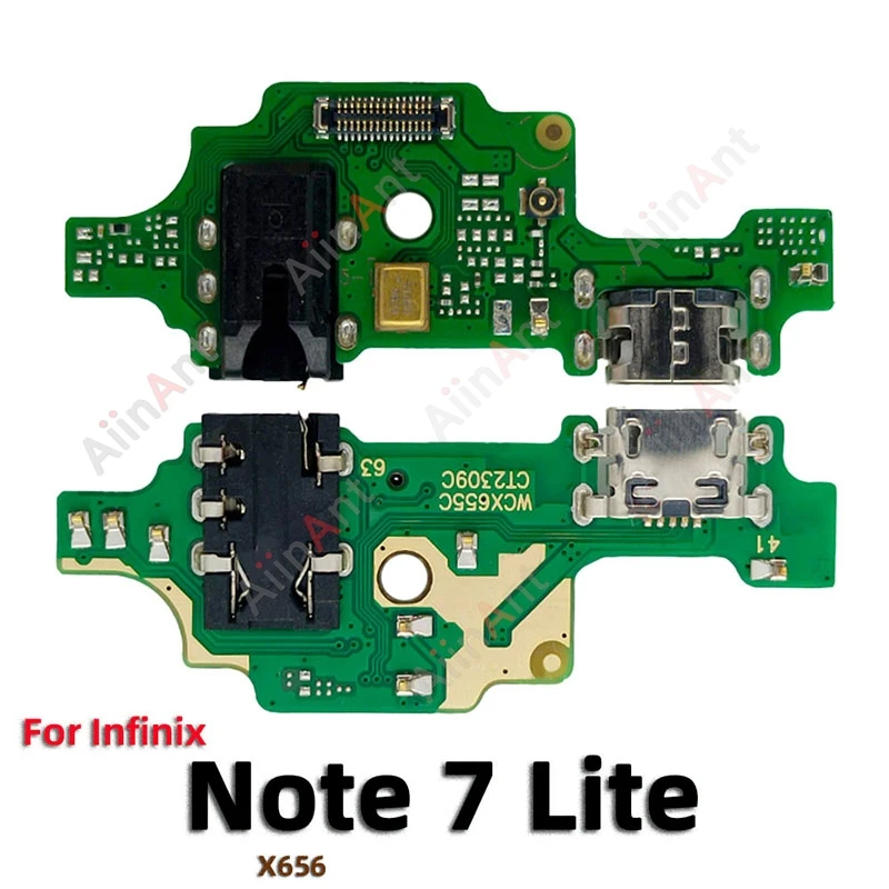 AiinAnt For Infinix Note 7 30 40 30i Pro Lite Vip 4G 5G Dock Mic USB Charger Board Charging Connector Port Flex Cable