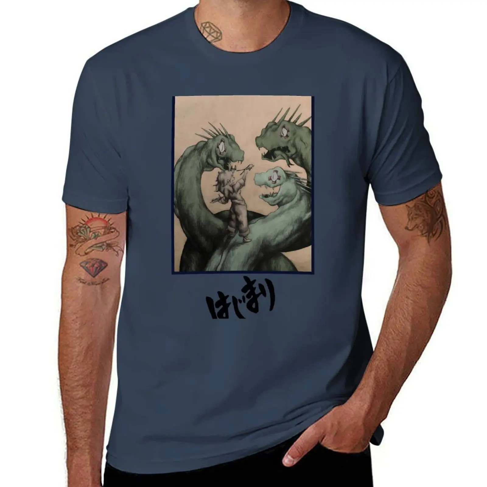 

Three-Headed Kaiman - DOROHEDORO T-Shirt Lightweight Basic Short Sleeve Shirt