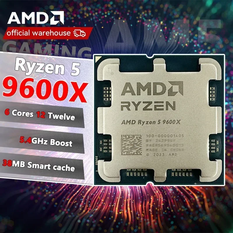 AMD R5 9600X Ryzen 5 9600X New Box without fan