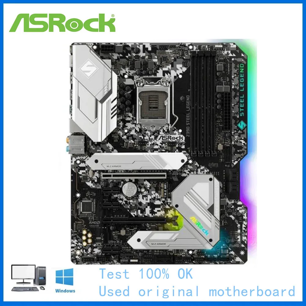 Z390 Steel Legend-moederbord LGA 1151 DDR4