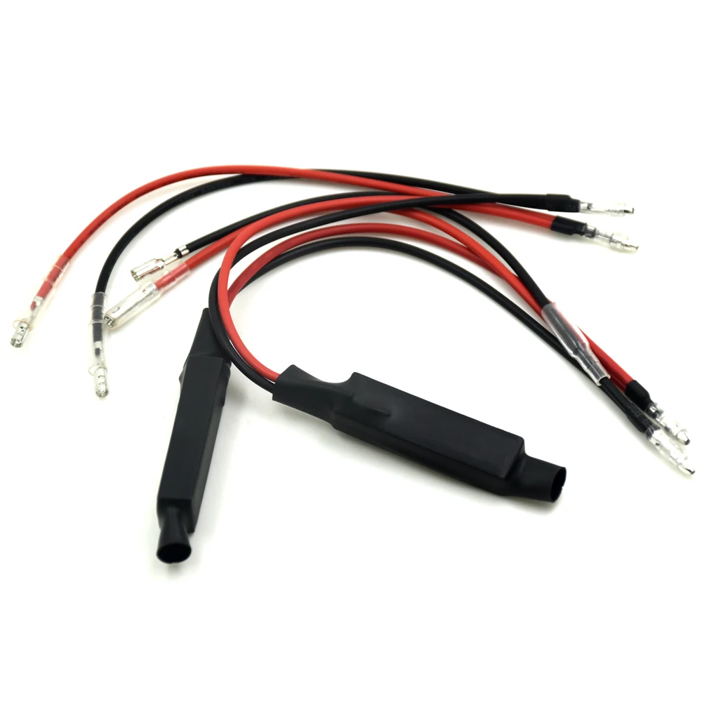 4Pcs/set DC 12V Universal Motorcycle Flasher LED Turn Signal Indicator Resistor Adapter Solution Does Not Flash or Fast Flash