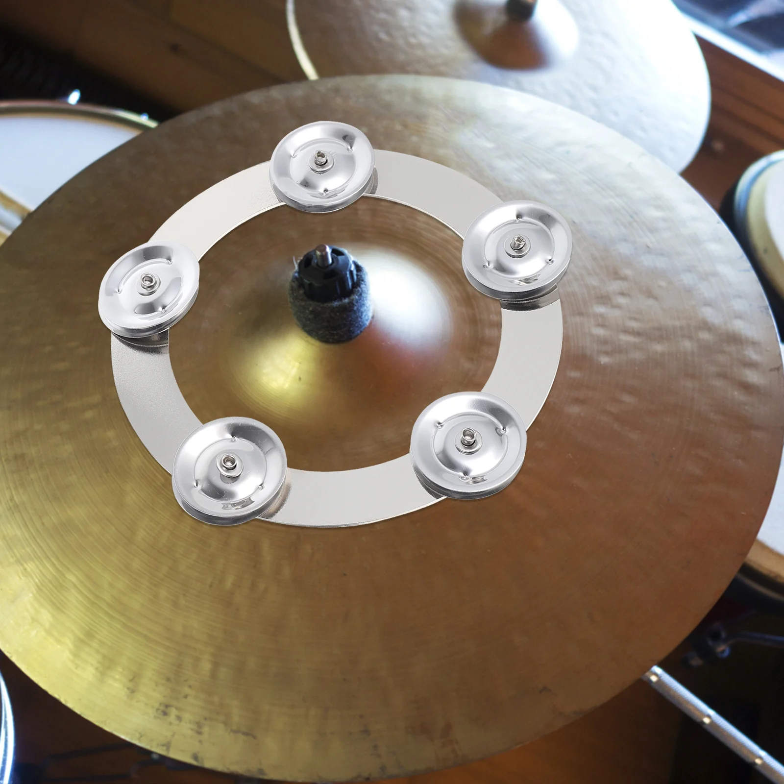 

Sturdy Hi-Hat Bell for Drum Portable Cymbal Bell Easy to Use Polished Edges Superior Reliability Gift for Beginners