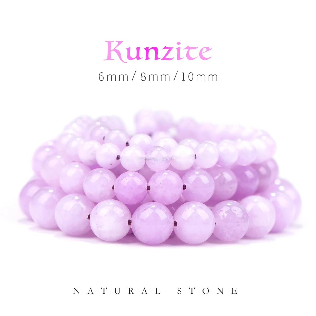 

Natural jasper Jade Kunzite Jasper Jewelry DIY Making Bracelet Earrings Accessories Natural Stone Round Loose Mineral Beads