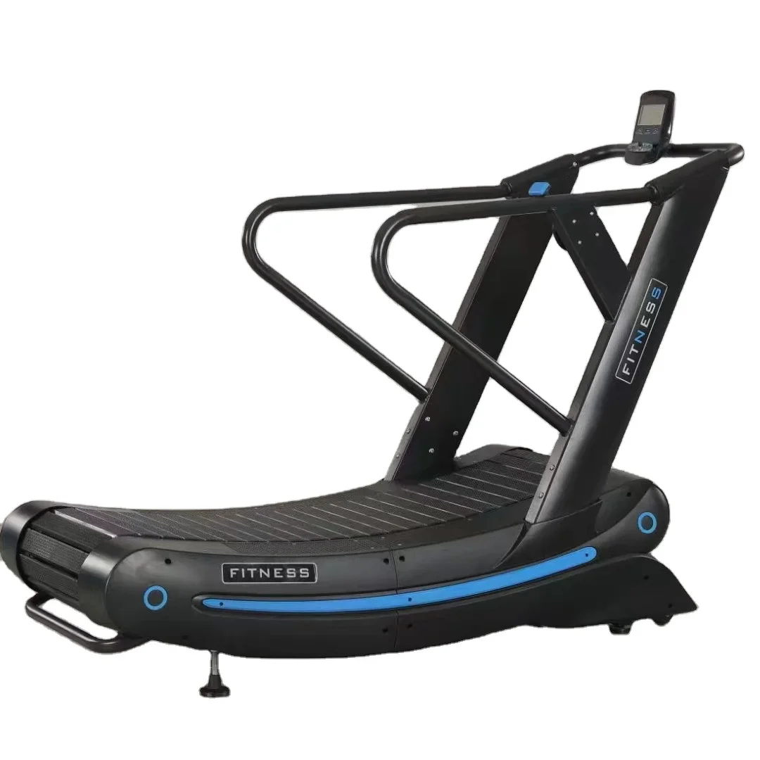 Commercial Non-motorized Unpowered Curved Manual Treadmill Air Runner