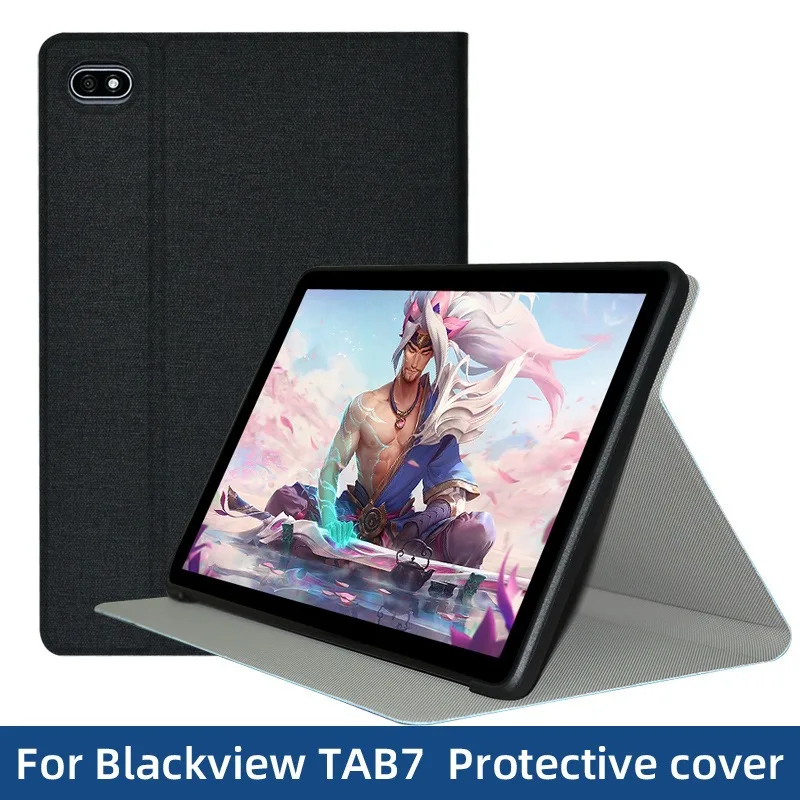 Flip Book Cover with TPU Back Shell For Blackview Tab 7 Pro 4G Case 10.1