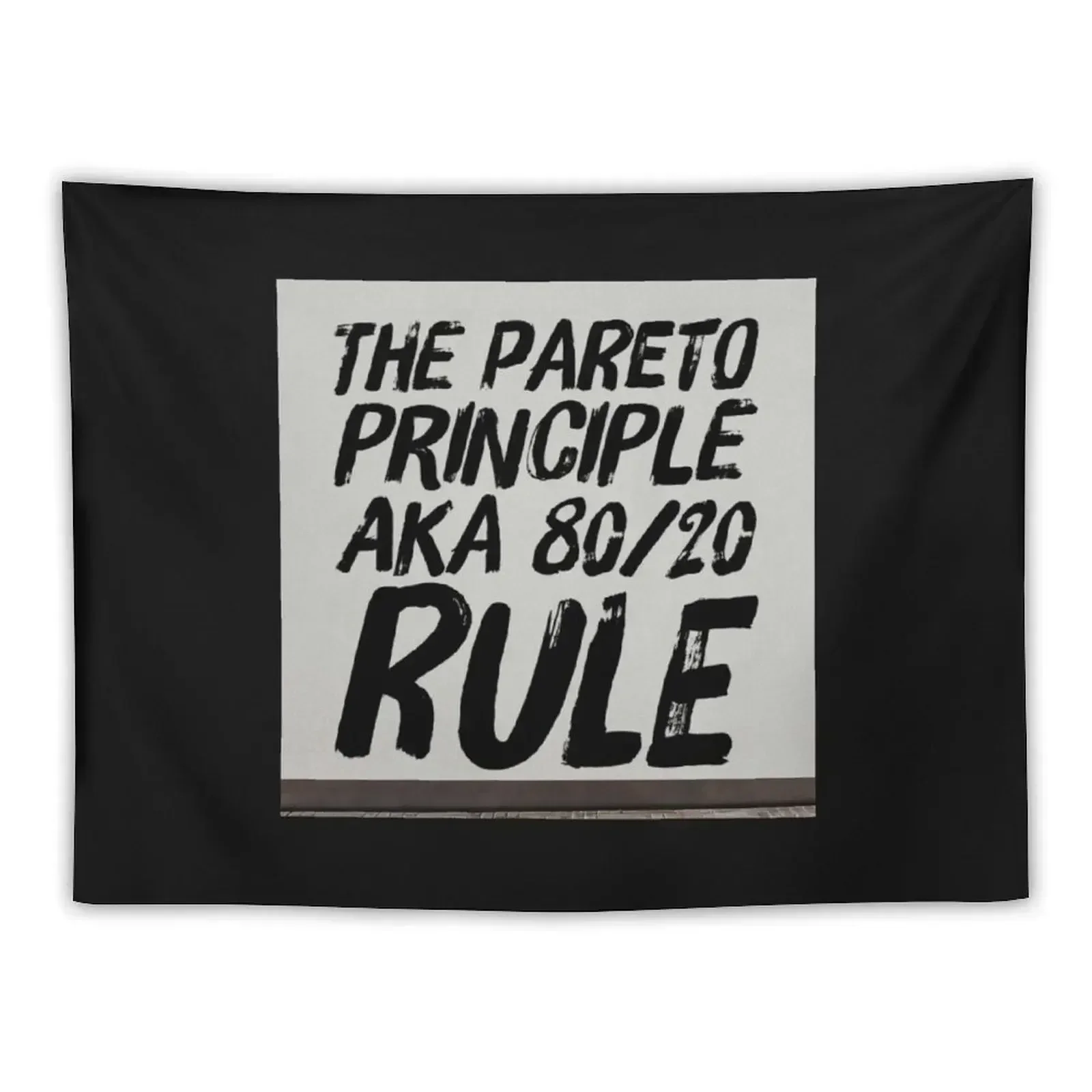 Copy of The Pareto Principle aka 80/20 Rule Tapestry Cute Decor Room Decoration Accessories Room Decor Aesthetic Tapestry