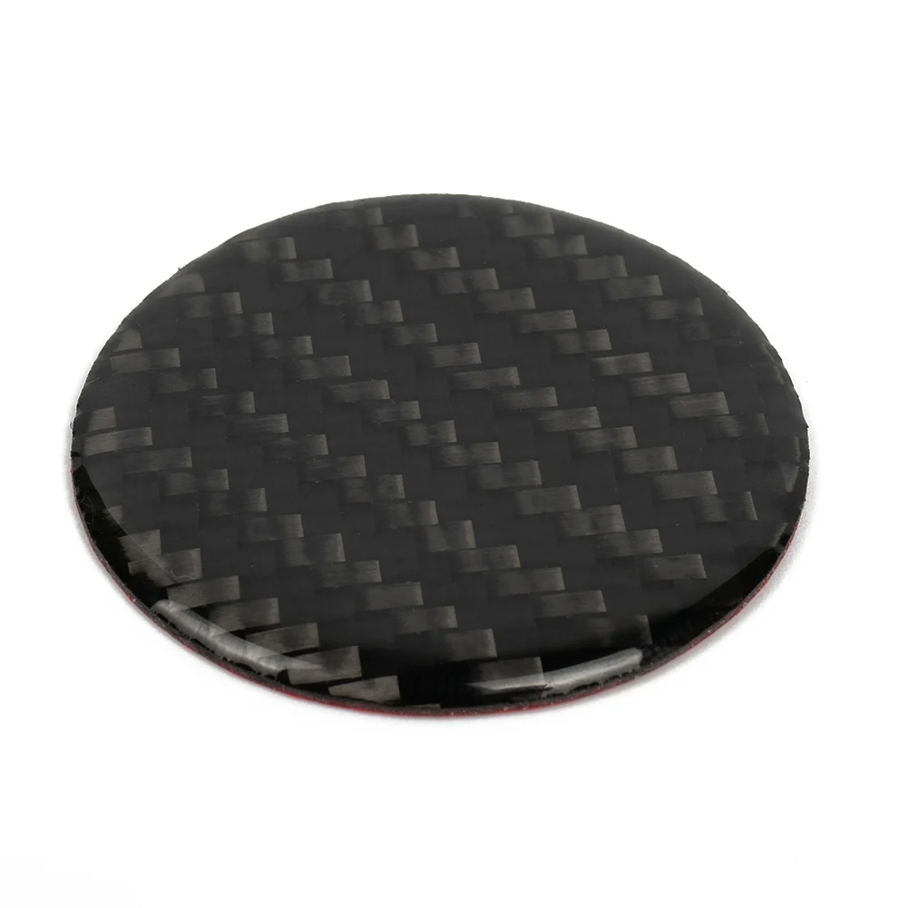 Special Panel Control Knob Decorative Start Stop Push Switch ButtonCenter Car Accessories Carbon Fiber Cover