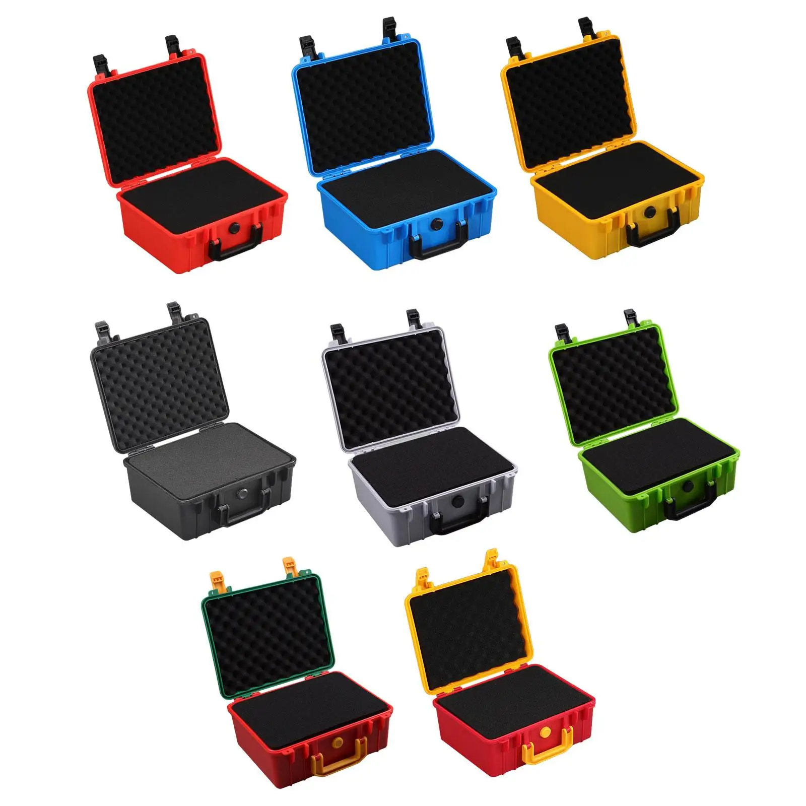 Instrument Toolbox with Foam Insert with Handle for Household Workplace