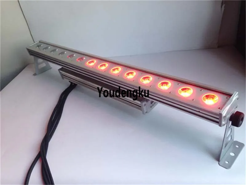 

2 pieces Outdoor led dmx wedding party wall washer uplight 14x18w 6in1 rgbwa uv led wall washer waterproof light