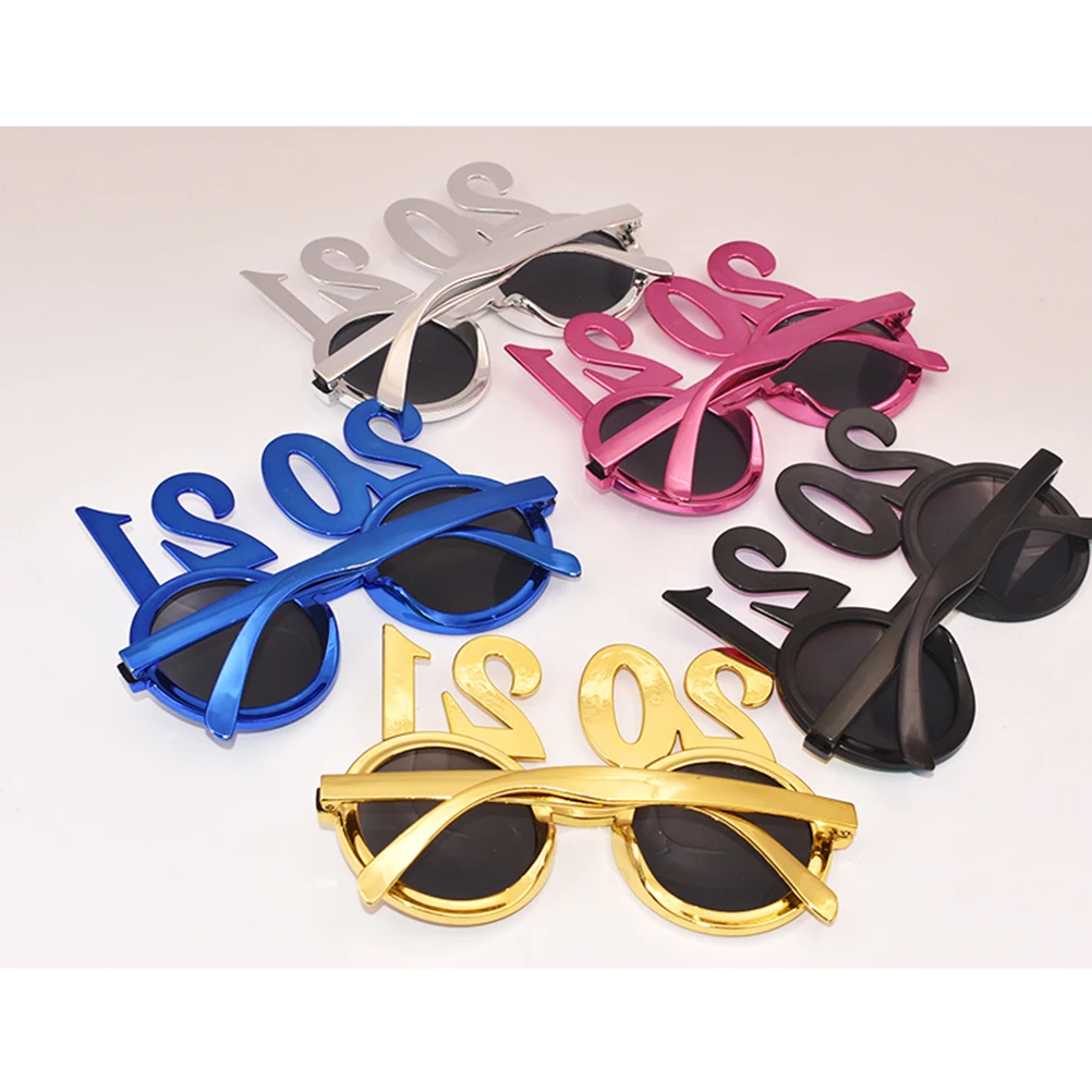 

Glasses Party Dress 2021 Year Funny Nightclub Blue Carnival Prop Photography Man