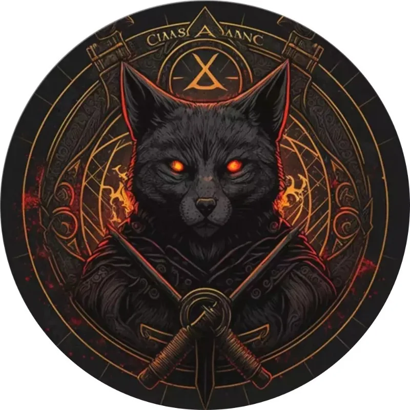 

Black Cat Shaped Wooden Jigsaw Puzzle Unique Animal Home Decor Art Toy Family Game