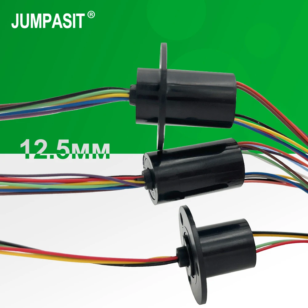 2A 12.5mm Series Electric Capsule Slip Ring Rotating Connecting Mini Wind Turbines 2/4/6/8/12/18 CH