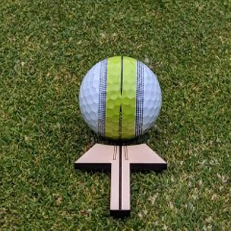 Golf Alignment Marker Golf Putting Marker Wooden Putter Aid Precision Putting Marker Ball Alignment Tool For Golfers Husband Dad