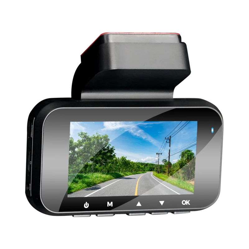 3-Inch High-Def Dual Lens Car DVR Dashcam - Rearview Mirror-Mounted Video Recorder with Model Compatibility