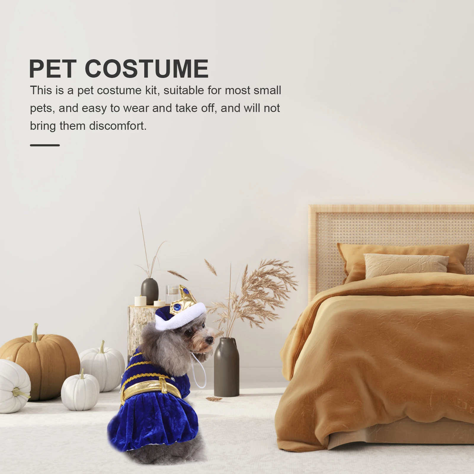 

1 set 1 Set Cat Halloween Party Reusable Comfortable Cosplay Outfit For Puppy Kitten With Hat Accessory Cosplay Clothing