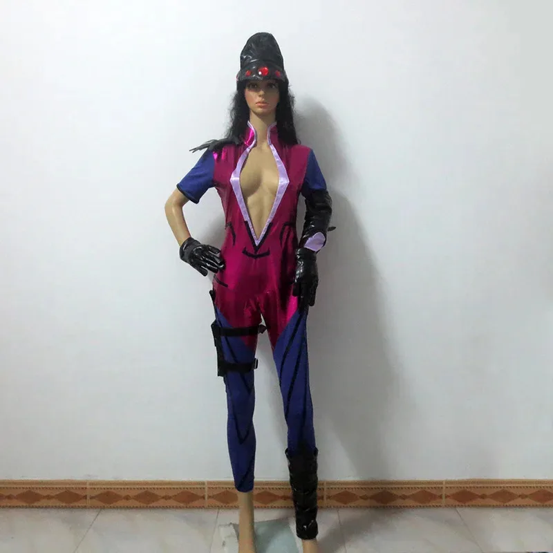 OW Amelie Lacroix Widowmaker حفلة عيد الميلاد والهالوين الزي الرسمي تأثيري حلي تخصيص أي حجم