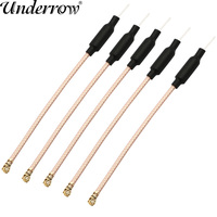 5pcs 5.8G 3DB UFL IPEX Omni Directional 65mm Brass Soft FPV Antenna RG178 for RC FPV Racing Freestyle Tinywhoop Drones DIY Parts