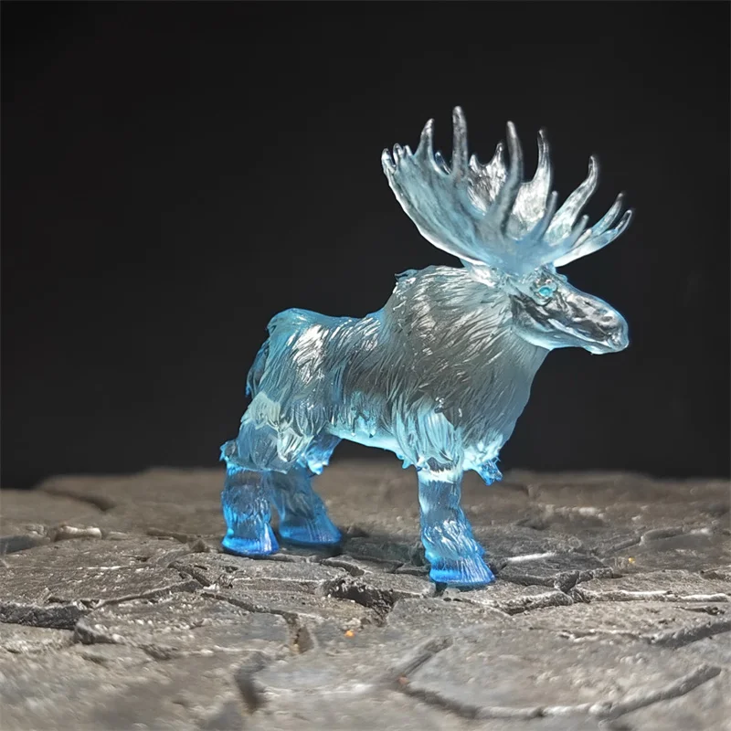 World of Warcraft Figure Hunter Pet Baby Ghost Reindeer Soul Beast Transparent Resin Model War Chess