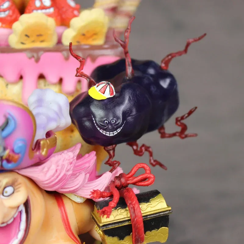 23cm One Piece Anime Figures Throne Big Mom Gk Sitting Posture Action Figures Collection Model Figure Doll Toy Kid Birthday Gift