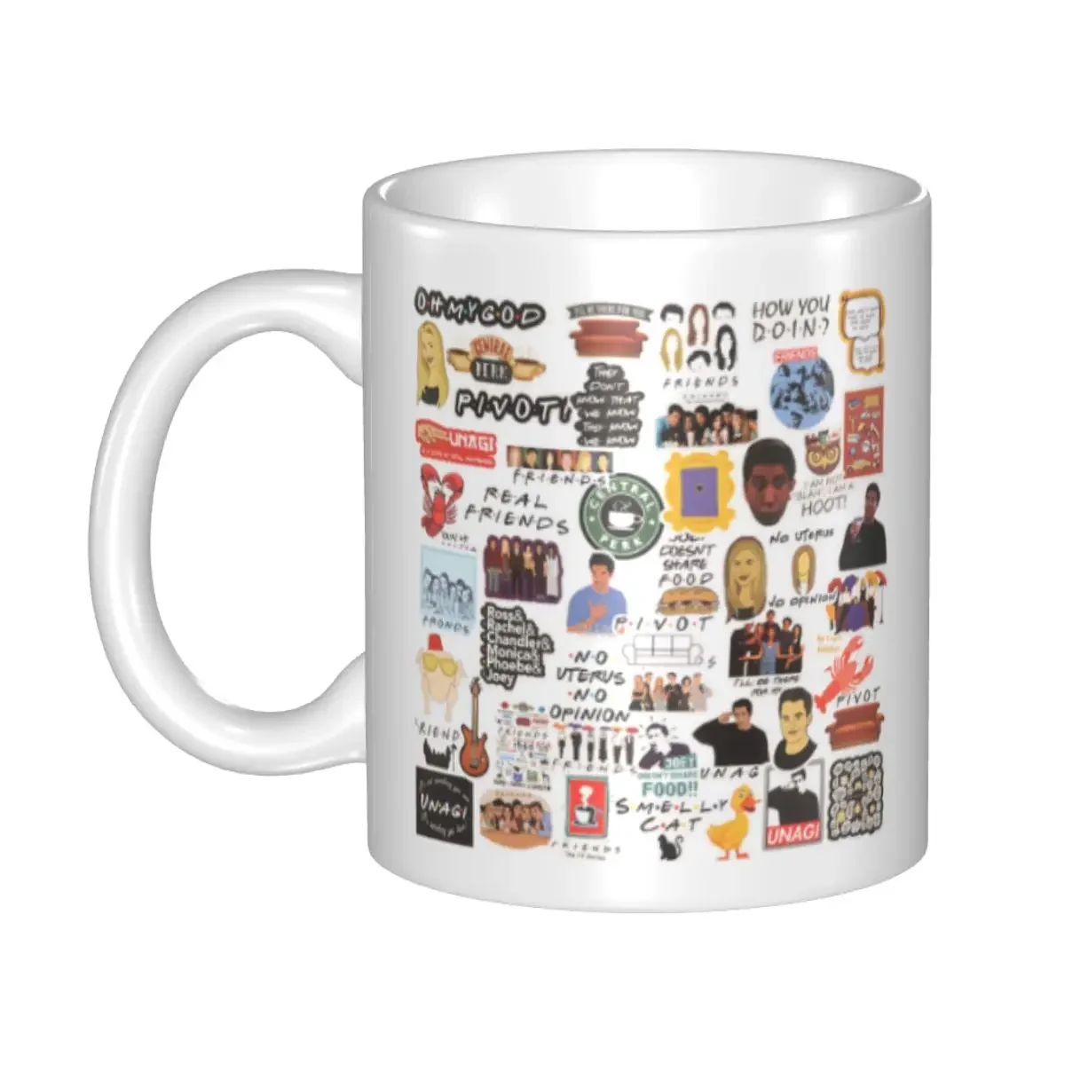 Funny Friends Collage Mugs Customized TV Show Coffee Ceramic Mug Cup Creative Present