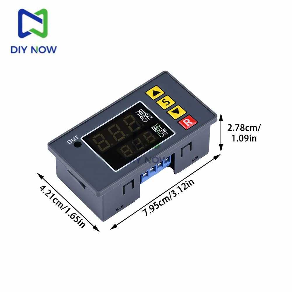 T3231 Programmable Time Controller Digital Time Delay Relay Switch DC12V/240W DC24V/480W AC110-220V/1500W Relay Switch