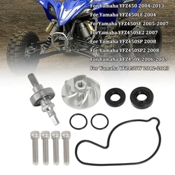 Water Pump Gasket Seal Bearing Repair Kit W/ Shaft For Yamaha YFZ450 YFZ 450 2004-2013 Gasket Bearing Rebuild Set