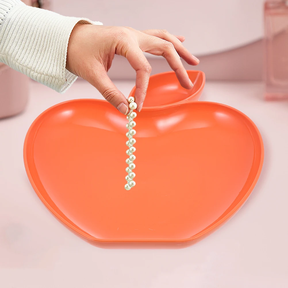 

6pcs Apple Shaped Dumpling Plate With Vinegar Dish Pp Material Kitchen Serving Tray For Desserts Steaks Food Storage