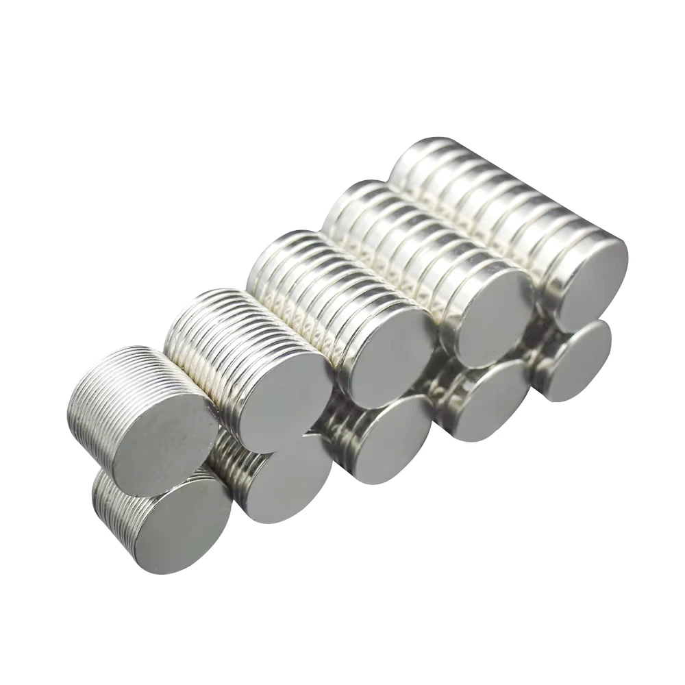 Superstarker Neodym-Magnet, runde Scheibe, starker NdFeB-Magnet für Kühlschrank, Zuhause, Büro, Basteln, Gebäude, 5 x 2, 6 x 2, 8 x 2, 10 x 3, 12 x 3, 15 x 2 mm – Detail 3