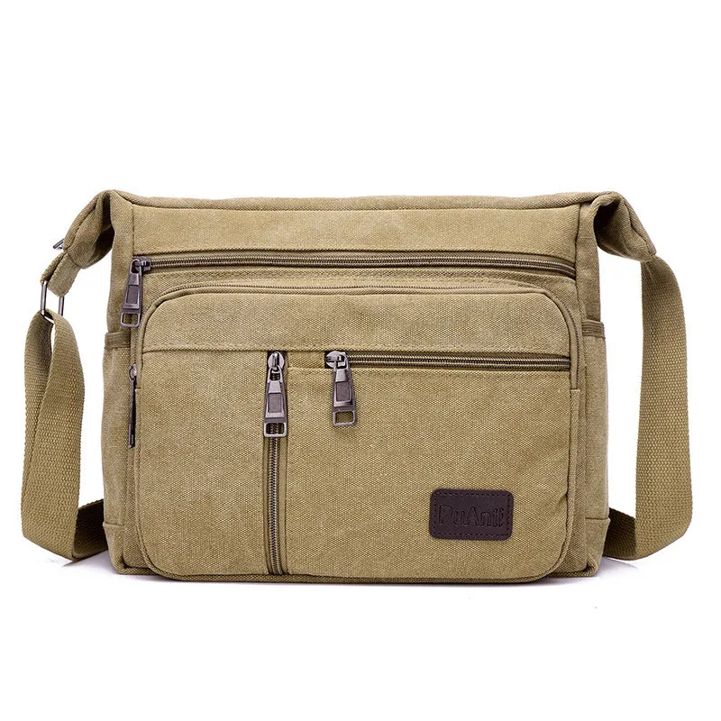 

Men Canvas Shoulder Bags Casual Tote Travel Men's Crossbody Bag Luxury Messenger Bags Fashion High Quality Handbag