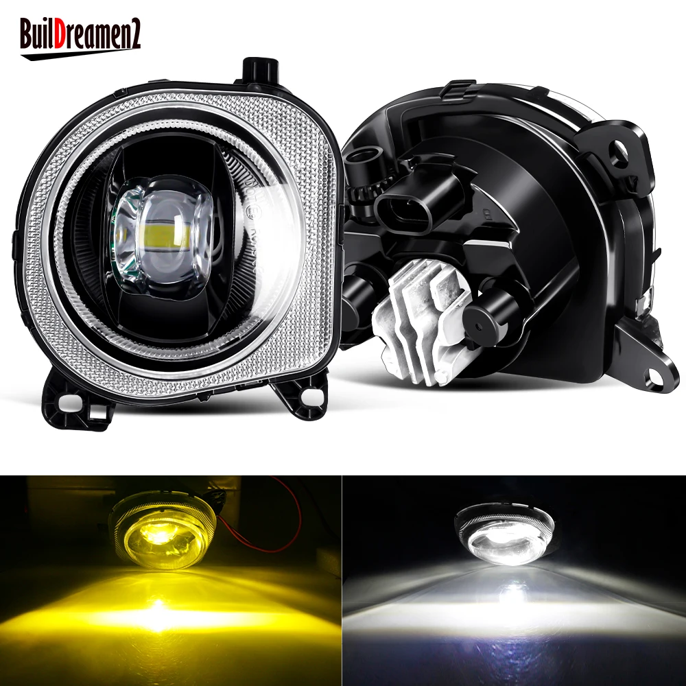 2 Pieces LED Fog Light 8000LM 30W Car Fog Driving Lamp For BMW 5 Series F07 Gran Turismo 520d 528i 530d 535d 535i 550i 2014-2017