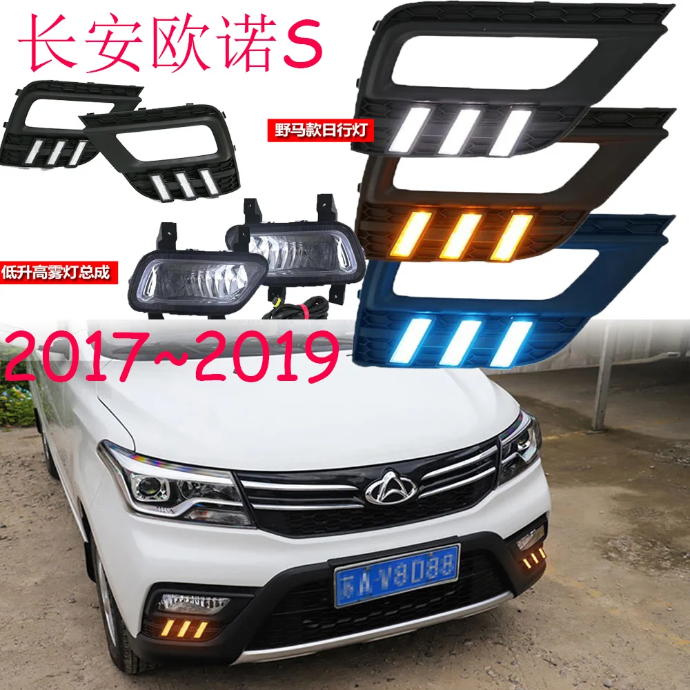 

car bumper headlight for ChangAn HONOR daytime light 2017~2019y DRL car accessories LED headlamp for ChangAn HONOR fog light