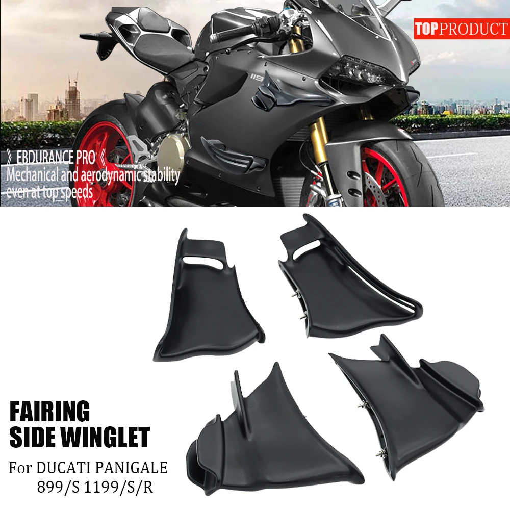 

Motorcycle aerodynamic fixed wing kit, an aileron accessory of the same model as For Ducati Panigale 899/S 1199/S/R Superleggera