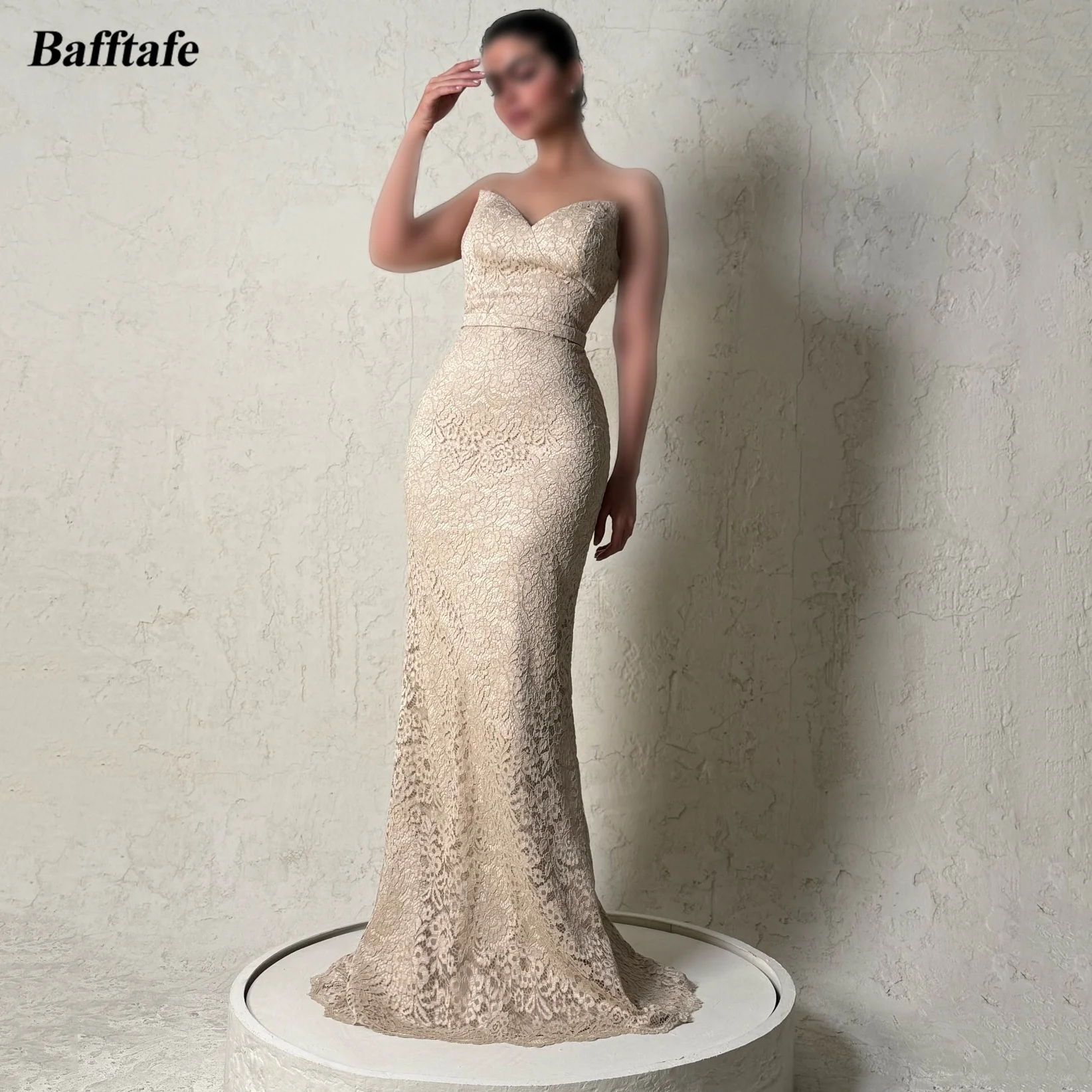 

Bafftafe кружевное вечернее платье русалки по индивидуальному заказу с корсетом сзади, женские платья для выпускного вечера, платье для торжественного случая, дня рождения 2026