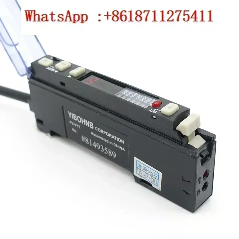 FV-V11 FS-V11 Digital Fiber Optic Amplifier Fiber Optic Sensor Diffuse Reflection Beam Photoelectric Switch