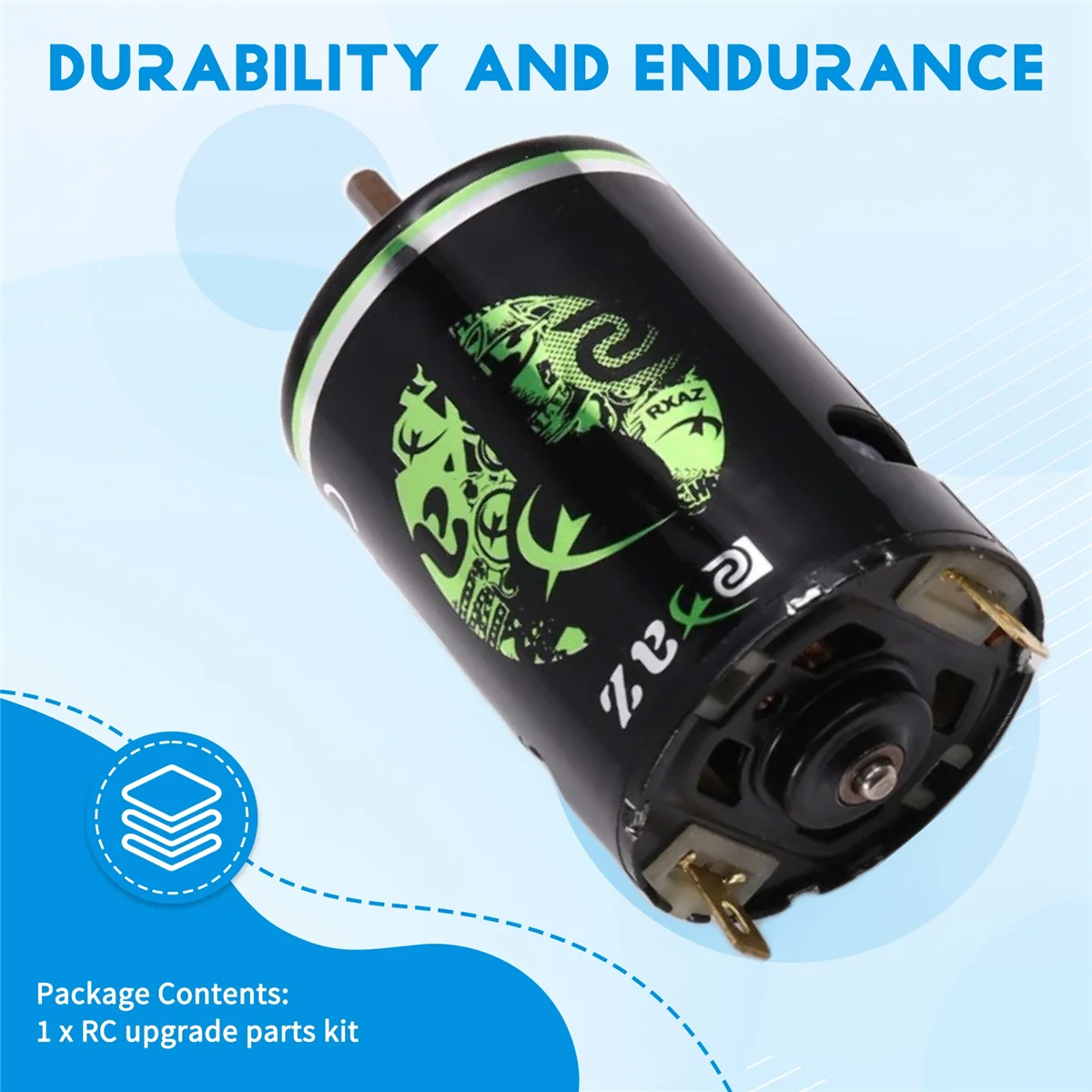 A17I 540 Bürstenmotor RC Crawler Motor ESC Bürstenelektrischer Geschwindigkeitsregler BEC für 1/10 RC Auto/AXIAL/35T