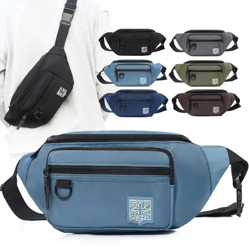 Men's And Women's Waist Bags Business Charges Large Capacity Bag Sports Multifunctional Crossbody Bags Chest Bags