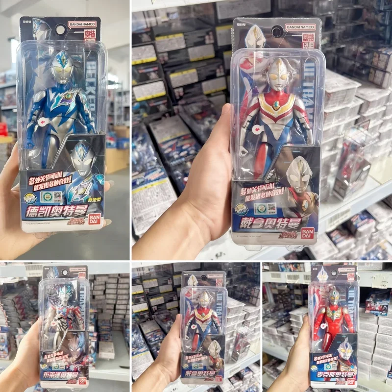 

Original Bandai Genuine 17.5cm Vocal Ultraman Series Model Ornaments Movable Figure Model Collection Holiday Kid Gifts Hot