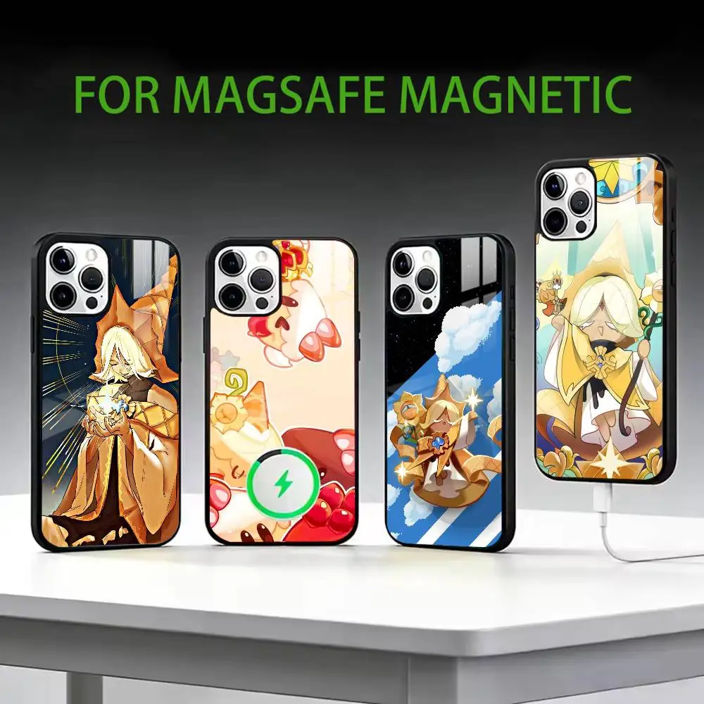 

C-Cookie R-Run K-KingdomS Phone Case For iPhone17,16,15,14,13,12,11 Plus,Pro Max Magnetic For Magsafe Wireless Charging