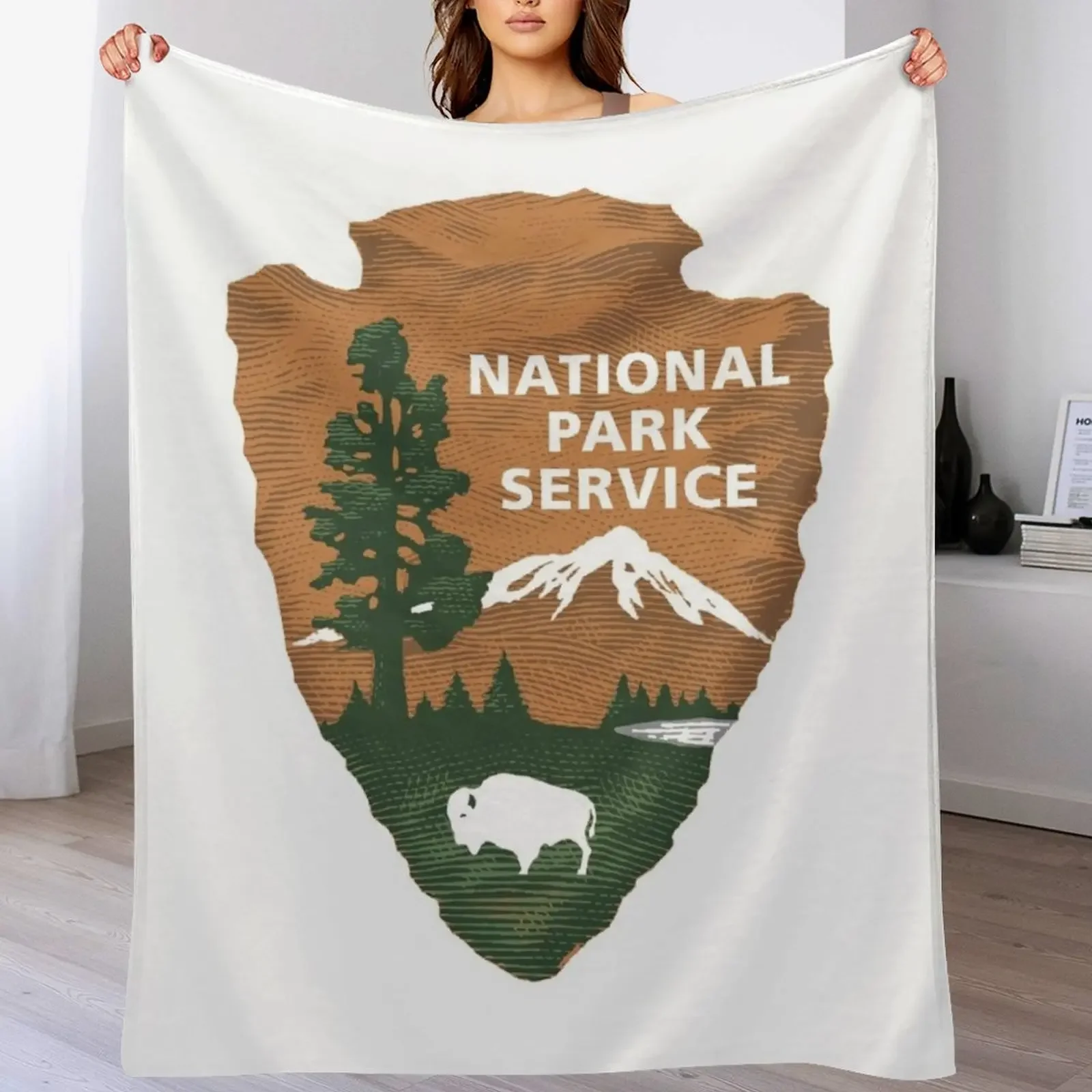 

National Park Service Throw Blanket Cute Beach Weighted For Baby Blankets