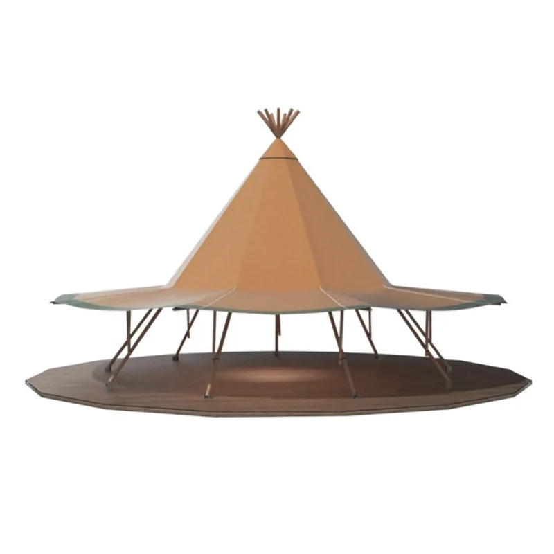 Wild Luxury Camping Exhibition Scenic Area Outdoor Team Building Center Bar Shade