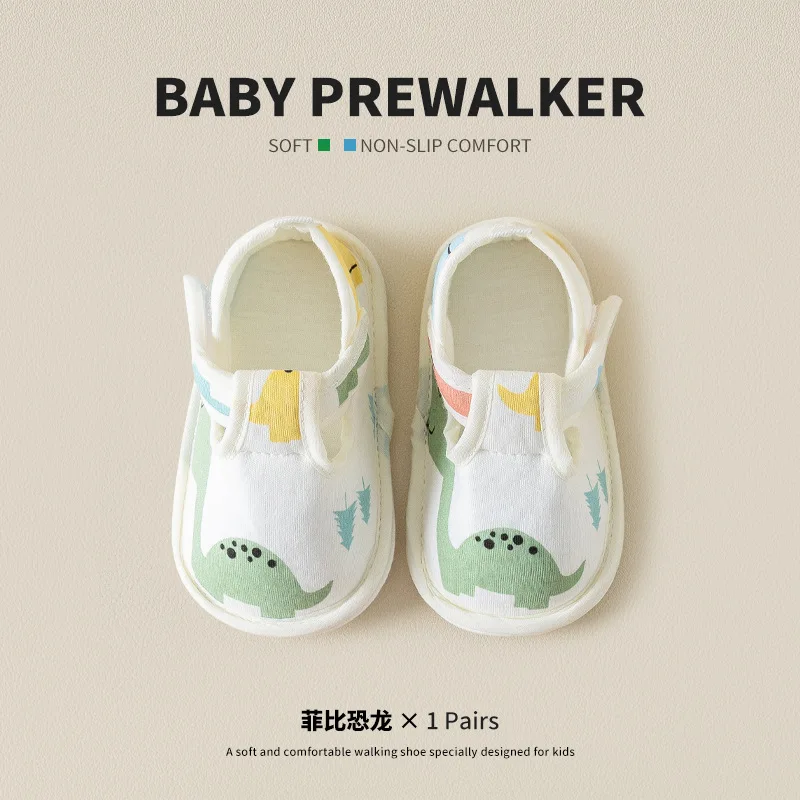 2026 Spring New Baby Shoes Simple Versatile Girls' Flat Casual Shoe Lightwe Kids Home Shoes Comfort Anti Slip Baby First Walkers