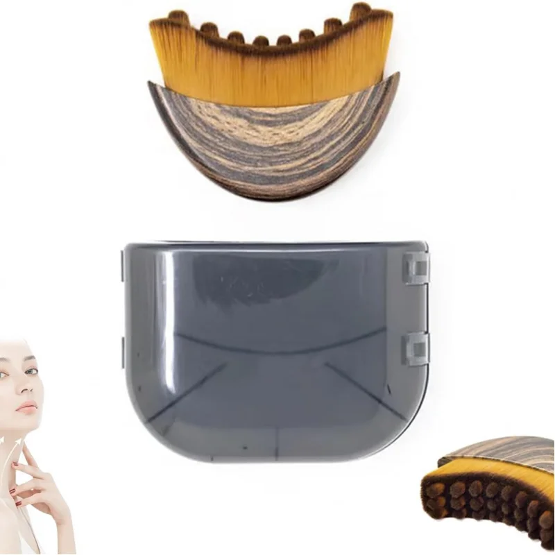 Nouveau Brosse pour le visage à Contour lymphatique avec Gua Sha-outil de soin des yeux et du cou pour la sculpture du visage