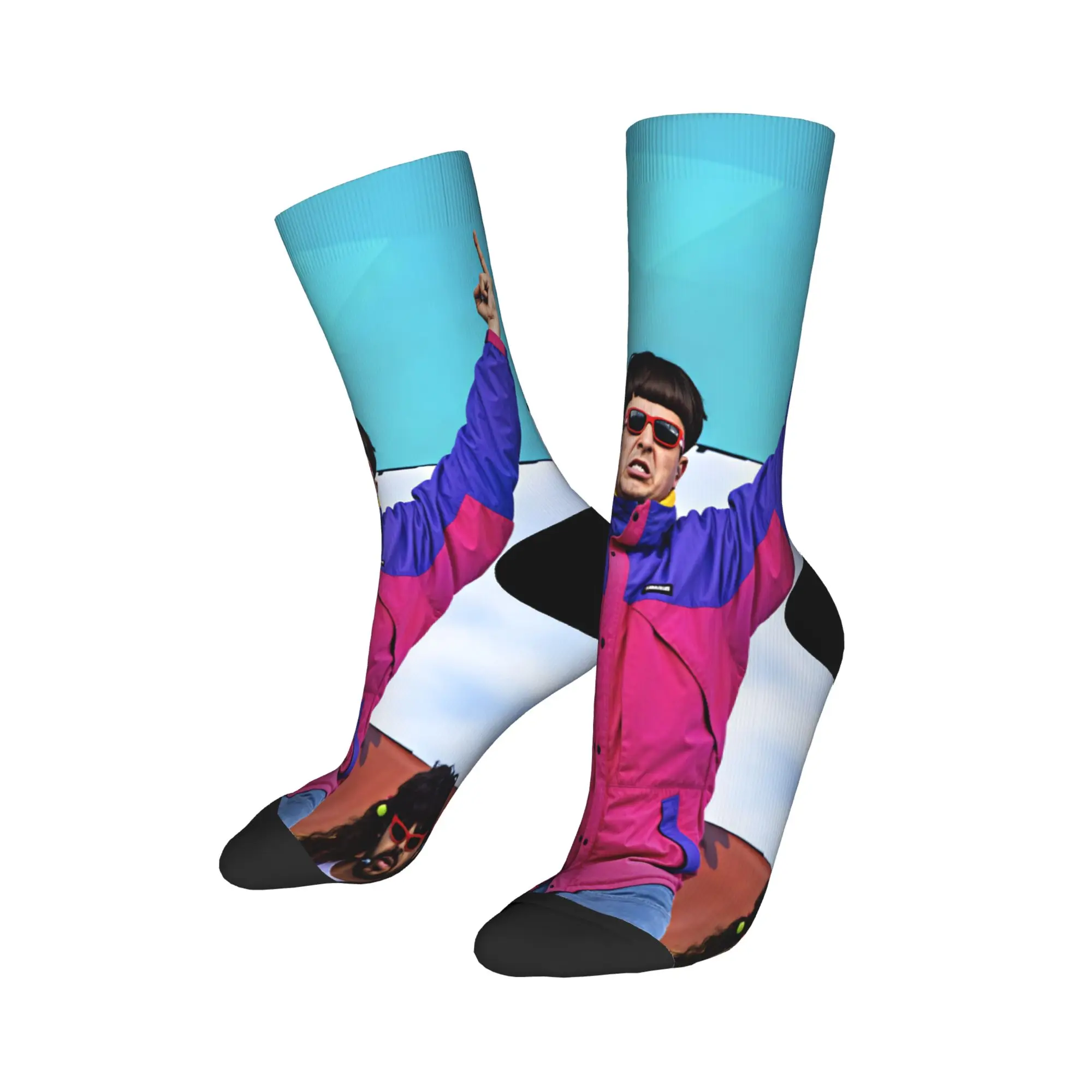 Oliver Tree  Socks  Modern Stockings Unisex Men Comfortable Running Sports Socks Winter Graphic Non Skid Socks