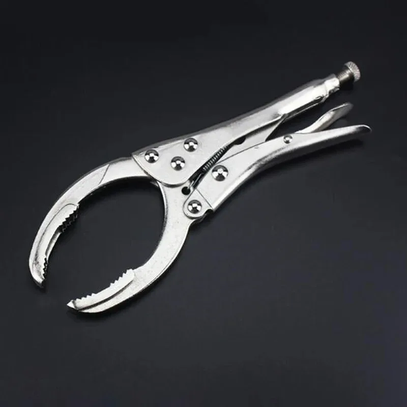 Universal Stainless Steel Oil Filter Wrench Pliers Non Slip Professional Tool Used For Efficient Disassembly Of Filters