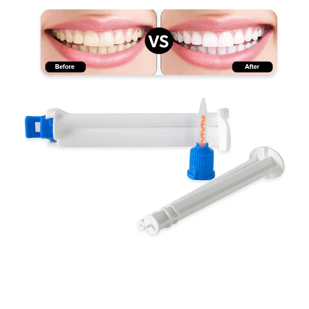 

Professional 35HP Dual Barrel Teeth Whitening Gel Dental Clinic Gingival Barrier Tooth Bleach Whitener Hydrogen Peroxide 2.5/5ml